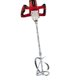 Einhell TC-MX 1400-2 E Miscelatore elettrico (220-240 V, 1400 W, 2 velocità, vel 1 giri min. 0-480, vel. 2 giri min 0-780, attacco M14, incl. 1 frusta malta)